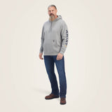 Ariat Men's Rebar Graphic Hoodie #colour_grey