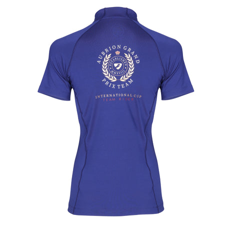 Shires Aubrion Team Short Sleeve Base Layer #colour_navy