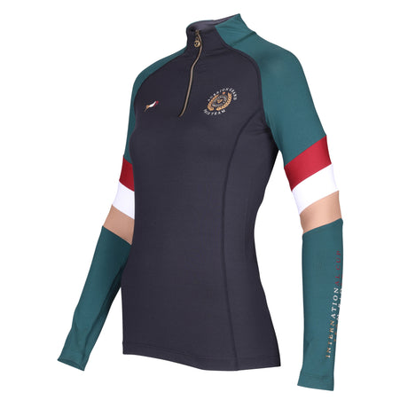 Shires Aubrion Team Long Sleeve Ladies Base Layer #colour_black