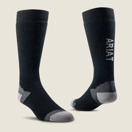 Ariat Women's Country Performance Merino Socks #colour_black