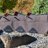 Weatherbeeta Prime Comfy Fleece Dressage Saddle Pad #colour_brown