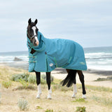 Weatherbeeta Green-Tec 1200D Detach-A-Neck Lite Plus Turnout Rug #colour_dragonfly-blue-bottle-green