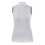 Shires Aubrion Arcaster Ladies Sleeveless Show Shirt #colour_pink-pinstripe