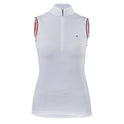 Shires Aubrion Arcaster Ladies Sleeveless Show Shirt #colour_white