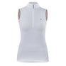 Shires Aubrion Arcaster Ladies Sleeveless Show Shirt #colour_white
