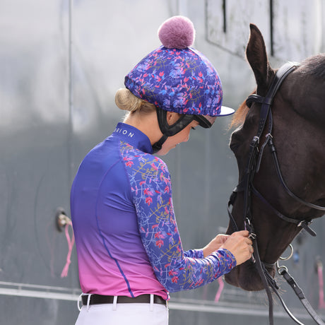 Shires Aubrion Hyde Park Ladies Cross Country Shirt #colour_ivy