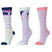 Dublin 3 Pack Socks Childs #colour_pastel-rainbow