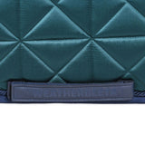 Weatherbeeta Satin Luxe Air-Tec Dressage Saddle Pad #colour_forest-green