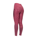 Shires Aubrion Ladies React Rythm Riding Tights #colour_mauve