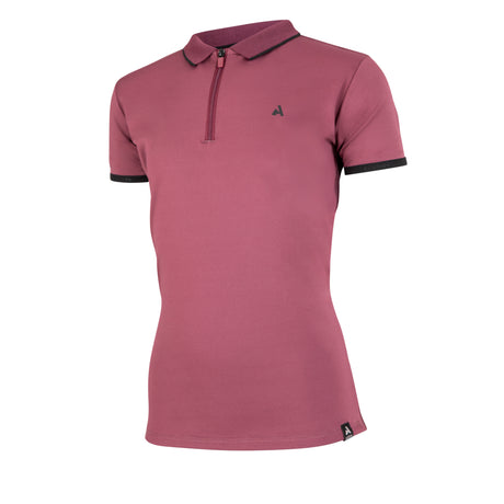 Shires Aubrion Young Rider React Tech Polo #colour_mauve