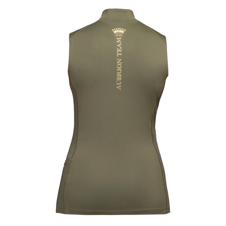 Shires Aubrion Ladies Team Sleeveless Base Layer #colour_moss