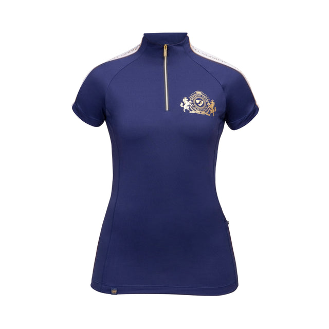 Shires Aubrion Ladies Team Short Sleeve Base Layer #colour_midnight