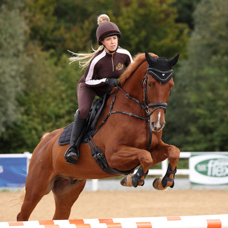 Shires Aubrion Ladies Team Long Sleeve Base Layer #colour_umber