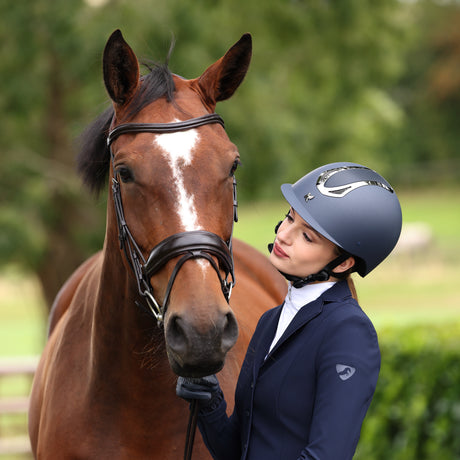 Shires Karben Sonic LSH Riding Hat #colour_blue