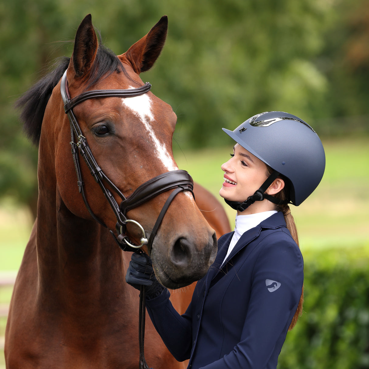 Shires Karben Sonic LSH Riding Hat #colour_blue
