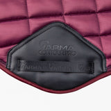 Shires ARMA Eltar Satin Jump Saddlecloth #colour_black-cherry