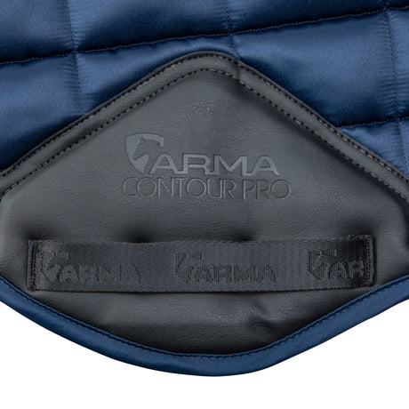 Shires ARMA Eltar Satin Jump Saddlecloth #colour_navy