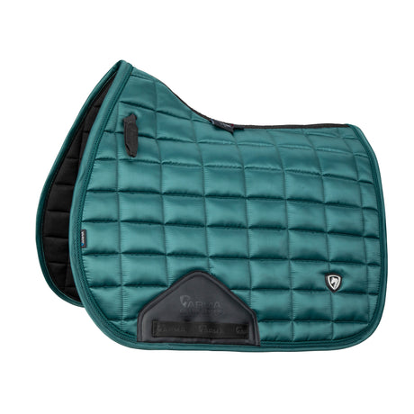 Shires ARMA Eltar Satin Saddlecloth #colour_green