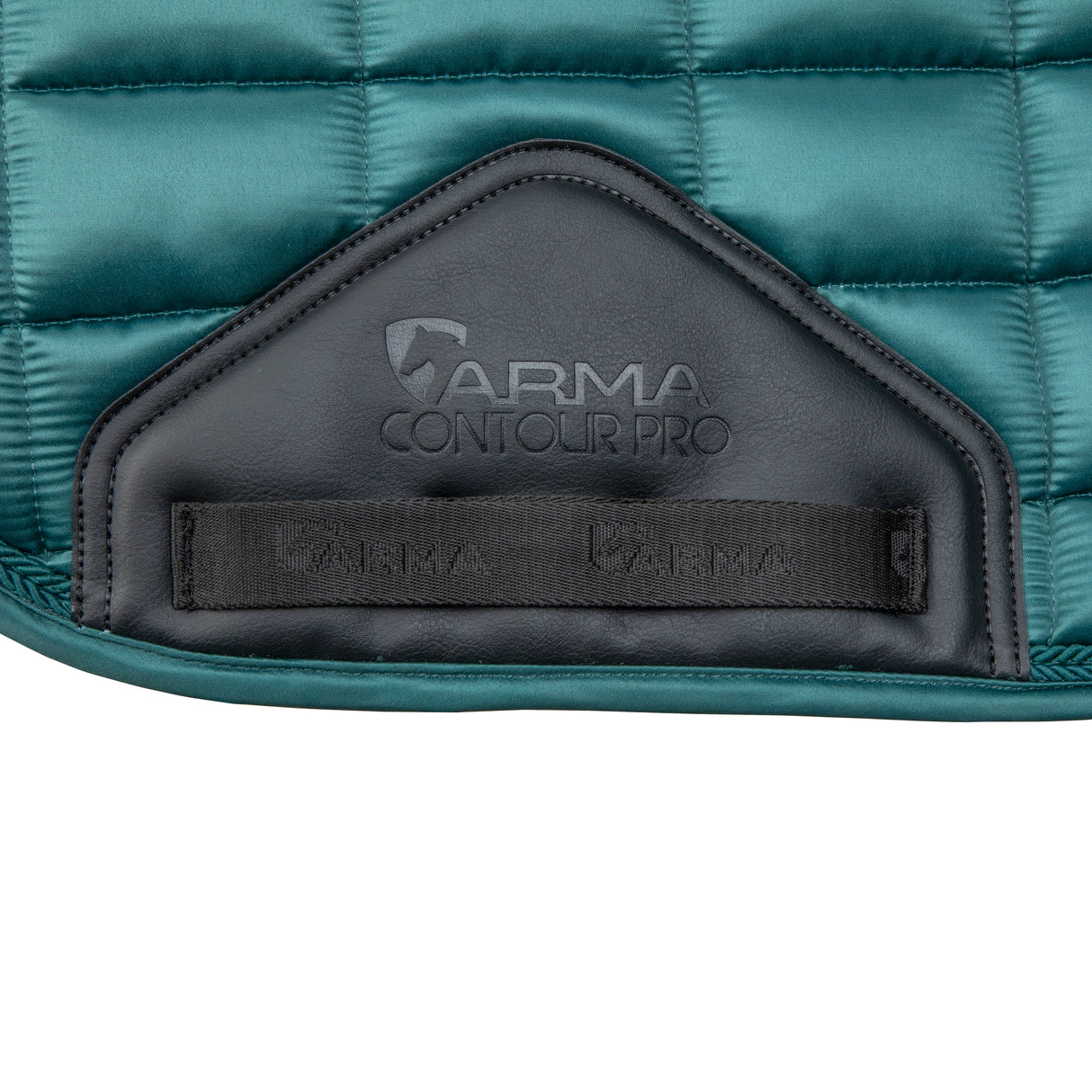 Shires ARMA Eltar Satin Dressage Saddlecloth #colour_green