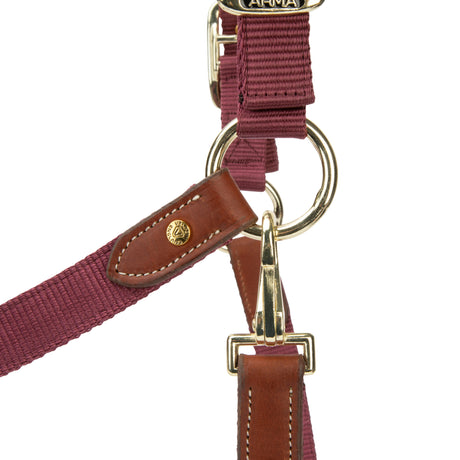 Shires ARMA Porto Headcollar #colour_black-cherry