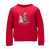 Shires Winnie & Me Children's Festive Sweatshirt #colour_red