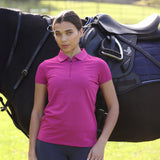 Shires Aubrion Ladies React Tech Polo #colour_fuchsia