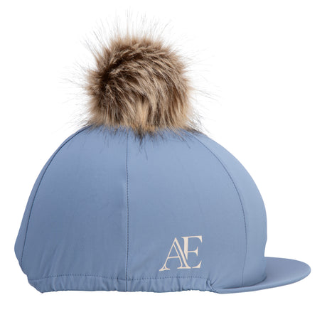 Shires Aubrion Equestrian Hat Cover #colour_storm