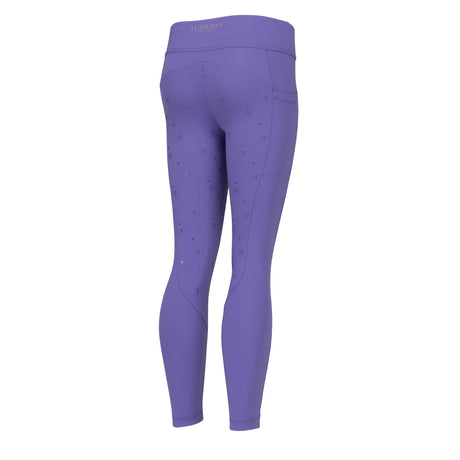 Shires Aubrion Equestrian Riding Tights -Young Rider #colour_heather