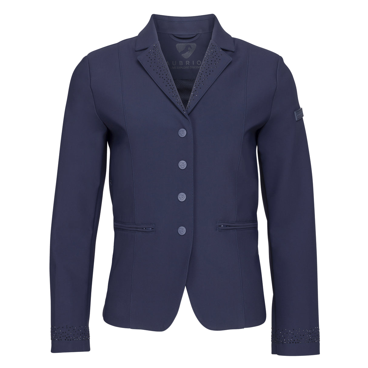Shires Aubrion Children's Optima-GX Show Jacket #colour_navy