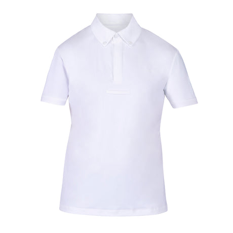Shires Aubrion Optima MX Button Show Shirt - Mens #colour_white
