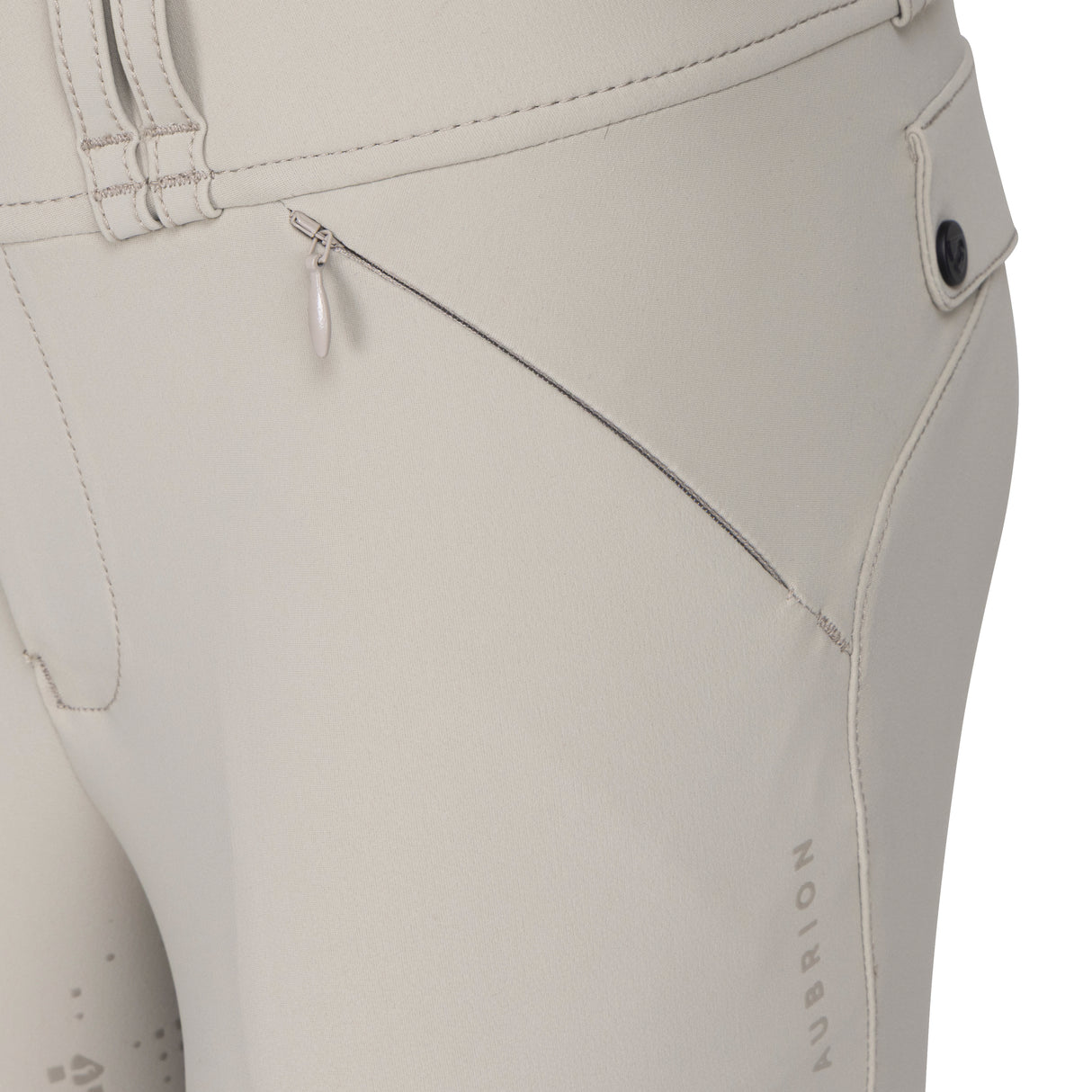 Shires Aubrion Optima MX Breeches - Young Rider #colour_beige