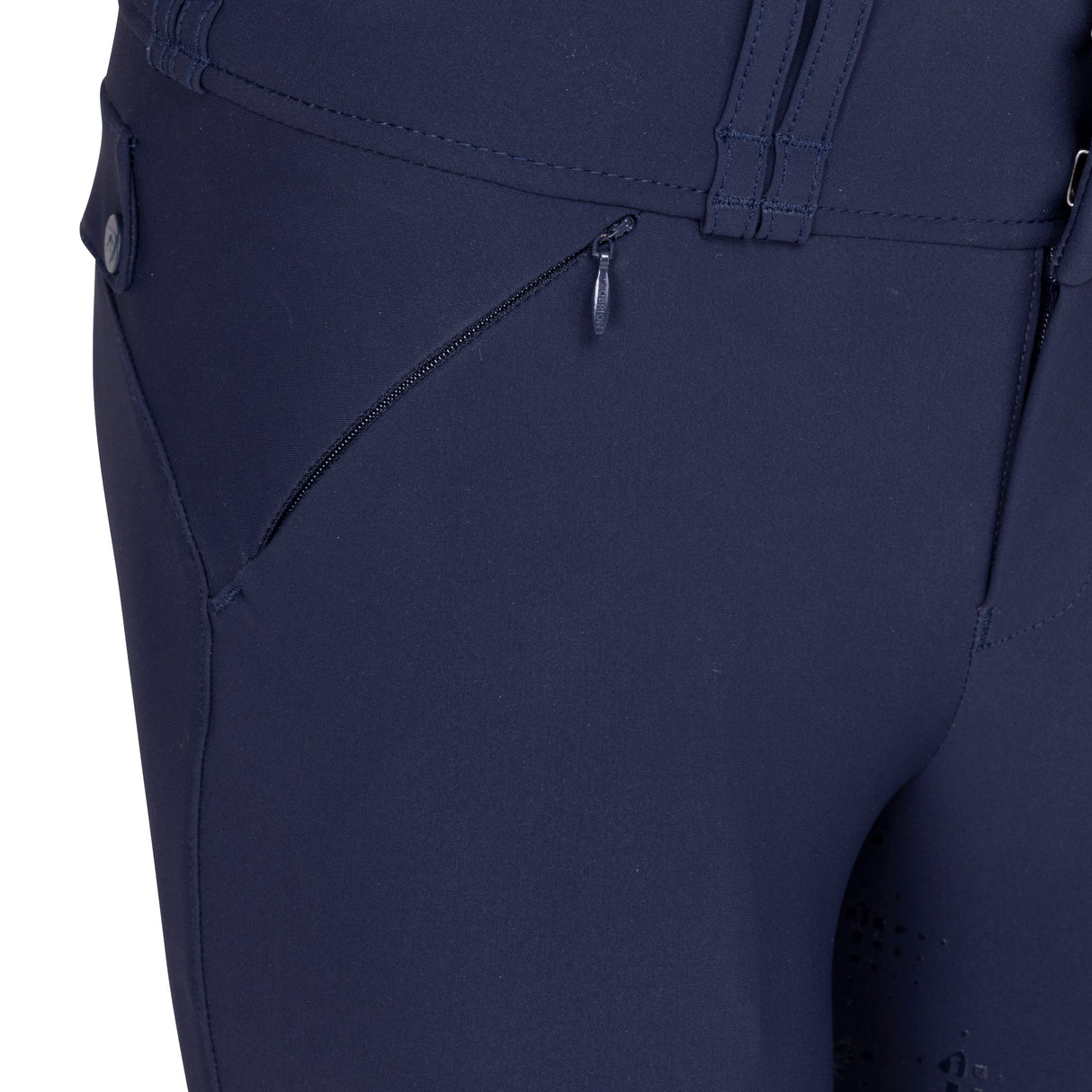 Shires Aubrion Optima MX Breeches - Young Rider #colour_navy