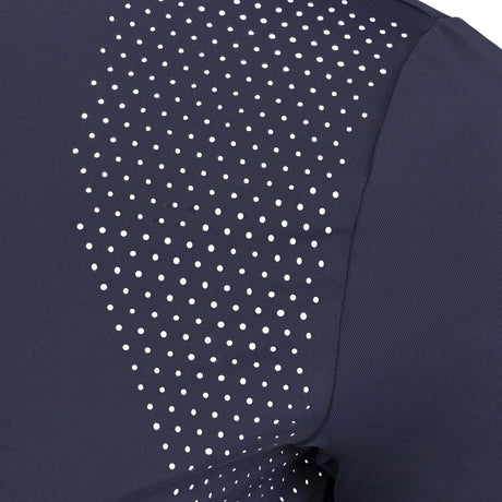 Shires Aubrion Optima QX Show Shirt - Young Rider #colour_navy