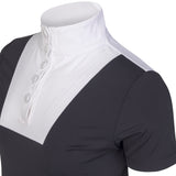Shires Aubrion Optima MX Show Shirt - Young Rider #colour_black