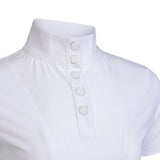Shires Aubrion Optima MX Show Shirt - Young Rider #colour_white