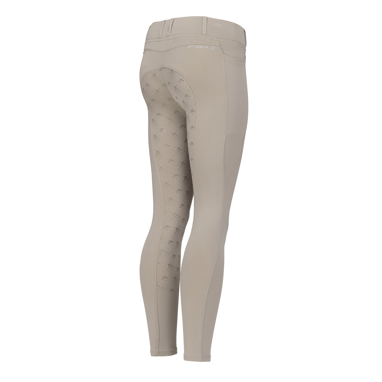Shires Aubrion Optima LX Riding Tights - Young Rider #colour_beige