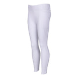 Shires Aubrion Optima LX Riding Tights - Young Rider #colour_white