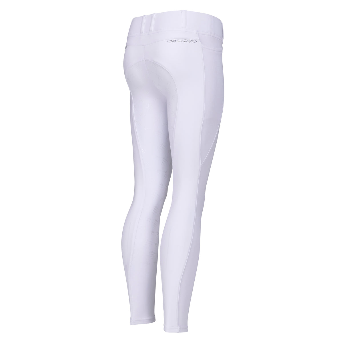 Shires Aubrion Optima LX Riding Tights - Young Rider #colour_white
