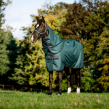 Horseware Ireland Amigo Ripstop 900 Plus 100g #colour_dynasty-green-navy-silver