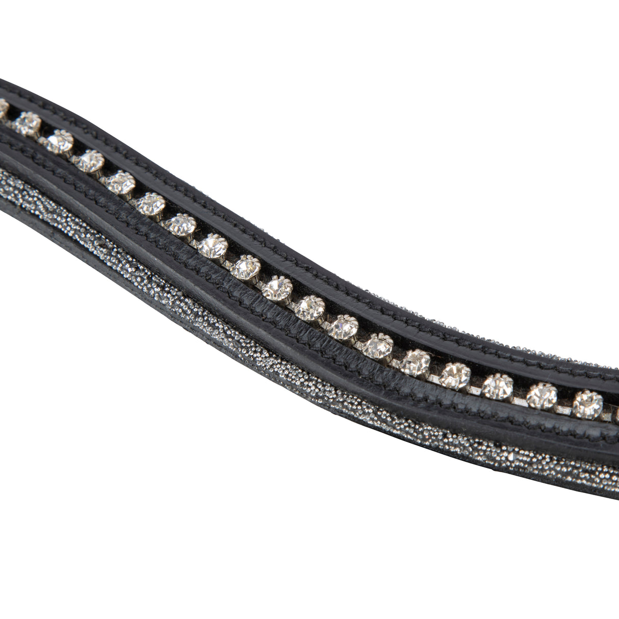 Shires Velociti RAPIDA Micro Mixed Diamante Browband #colour_black