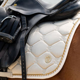 PS of Sweden Jump Signature Saddle Pad #colour_dark-ivory