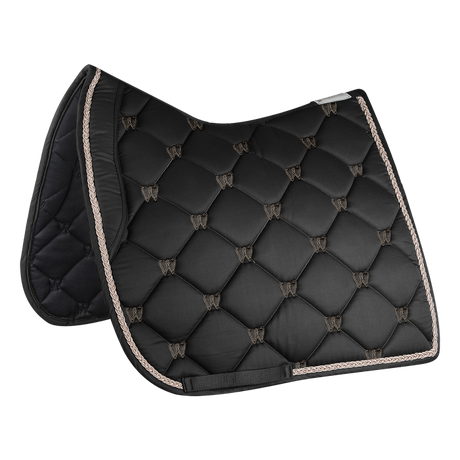 Waldhausen Valencia Saddle Pad #colour_black-rose-gold