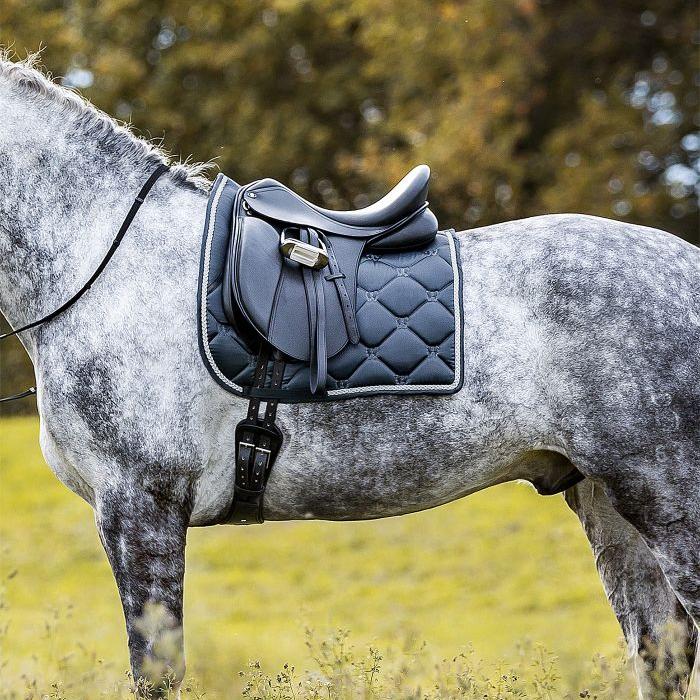 Waldhausen Valencia Saddle Pad #colour_night-blue-silver