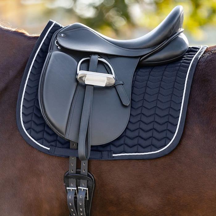 Waldhausen Classic Saddle Pad #colour_night-blue-white