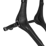 Shires Velociti LUSSO Elite Grackle Noseband #colour_black