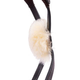Shires Velociti LUSSO Elite Grackle Noseband #colour_havana