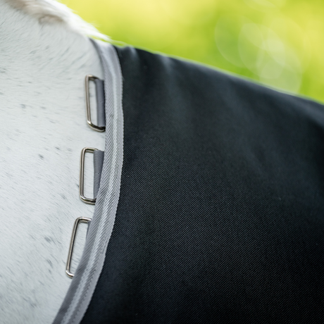 Horseware Ireland Amigo 1200D 250g Turnout Rug #colour_black-titanium-grey-silver