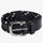 Equestro English Belt With Contrasting Embroidery #colour_black