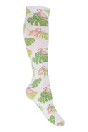 HKM Riding Socks -Arizona- #colour_pink-green