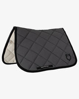 Jumping saddle pad with embroidered logo black line edition - VAPOR BLUE 75JM
